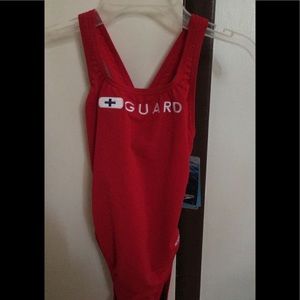 Speedo lifeguard practice suit